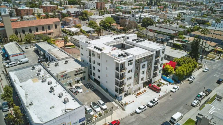 The Monarch apartment building at 212 N. Mariposa Avenue, Los Angeles